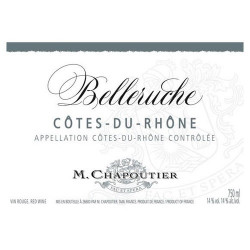 Côtes du Rhône “Belleruche” Rouge 75 cl - M. Chapoutier