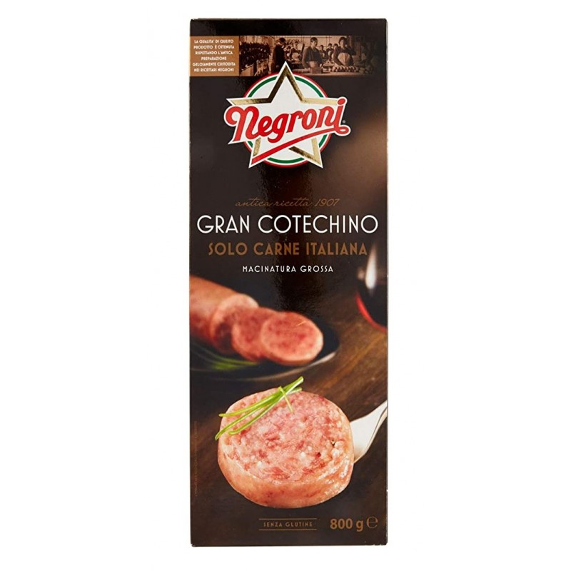 Gran Cotechino precotto 500 gr - Negroni