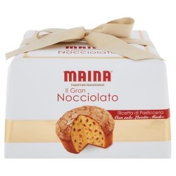 Panettone Gran nocciolato ricetta di pasticeria 1 kg - Maina