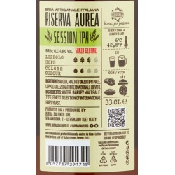 Birra Artigianale riserva Aurea s/glutine La Ipa 33 cl - Birra Salento