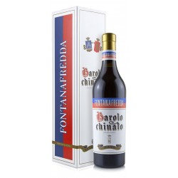 Barolo Chinato 50 cl - Fontanafredda con astuccio sul fondale