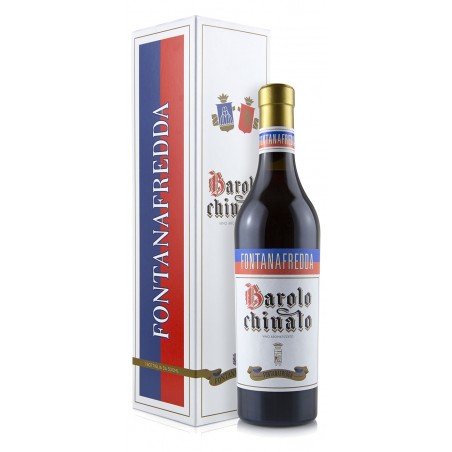 Barolo Chinato 50 cl - Fontanafredda con astuccio sul fondale